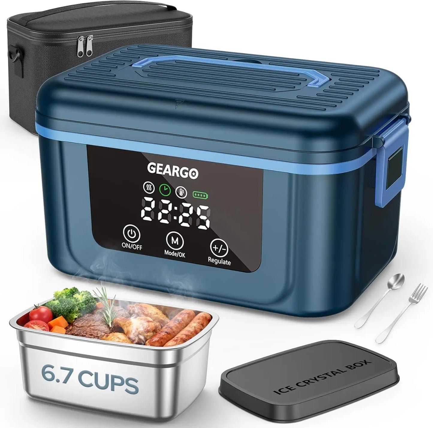 Cordless Electric Lunch Box With Self Heating Function
