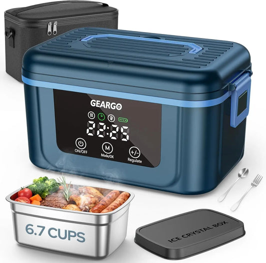 Cordless Electric Lunch Box With Self Heating Function