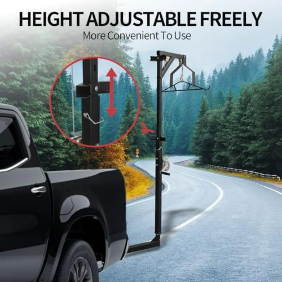 SHXI Hitch Mounted Deer Hoist With Winch Lift Gambrel