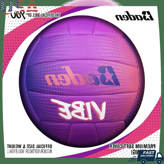 Indoor Outdoor Recreational Volleyball Cushioned Synthetic Leather Lightweight