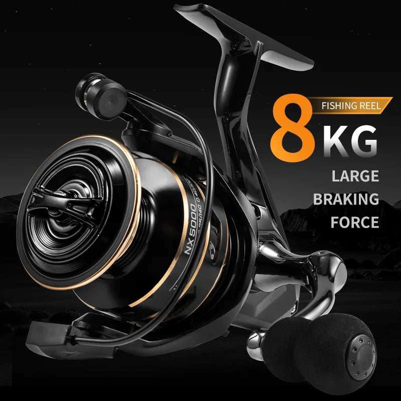 J-BARZILLAI NX Spinning Reel 10KG Drag 5.2 To 1 Gear