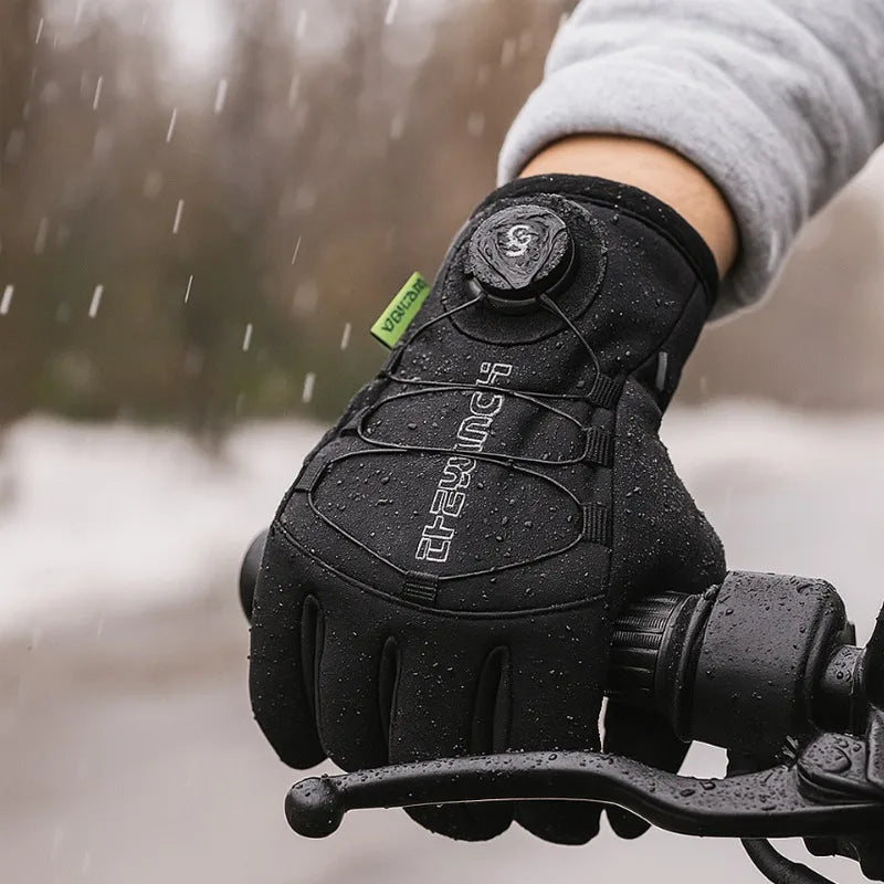 NONECN Winter Warm Gloves Touchscreen Windproof Waterproof for Men Women