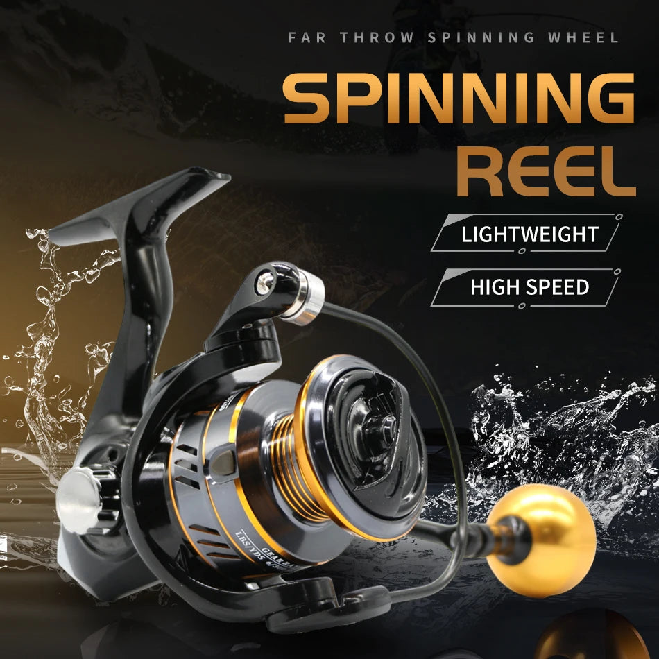 Rooblinos Spinning Reel 10kg Max Drag Gear Ratio 5.2