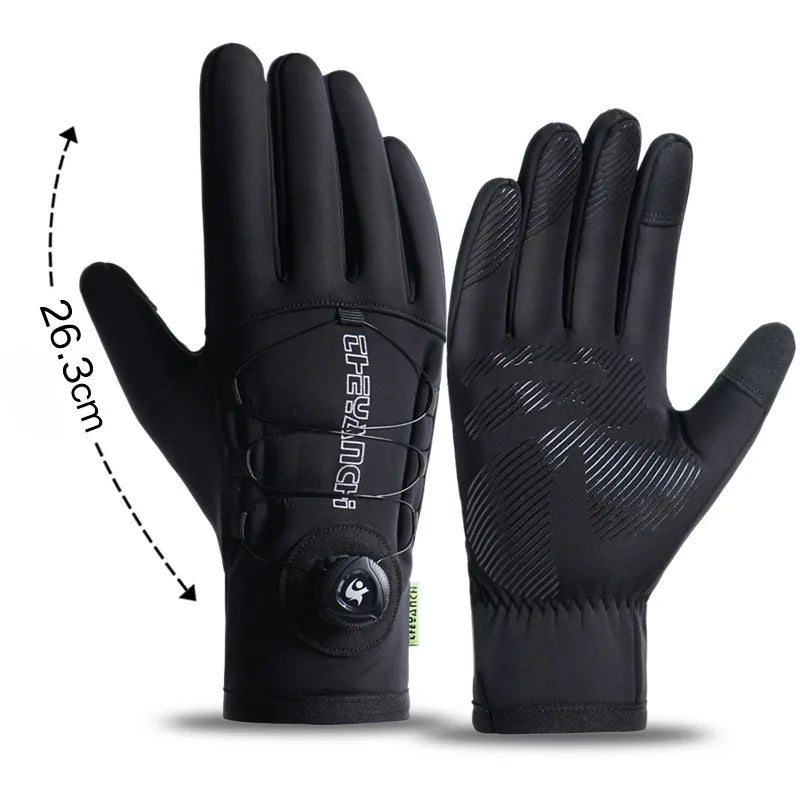 NONECN Winter Warm Gloves Touchscreen Windproof Waterproof for Men Women