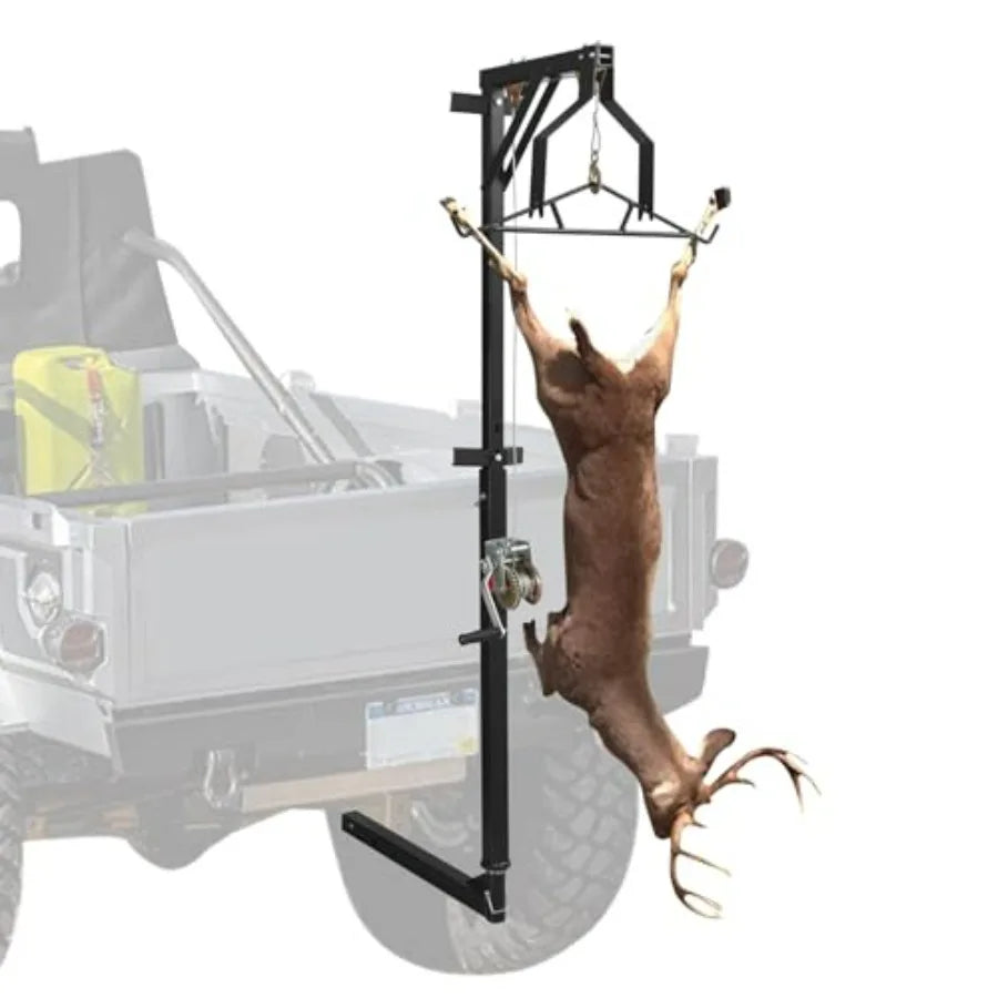 SHXI Hitch Mounted Deer Hoist With Winch Lift Gambrel