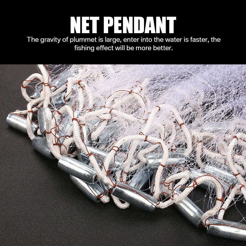 Cast Net Saltwater Bait Fishing Aluminum Sinker