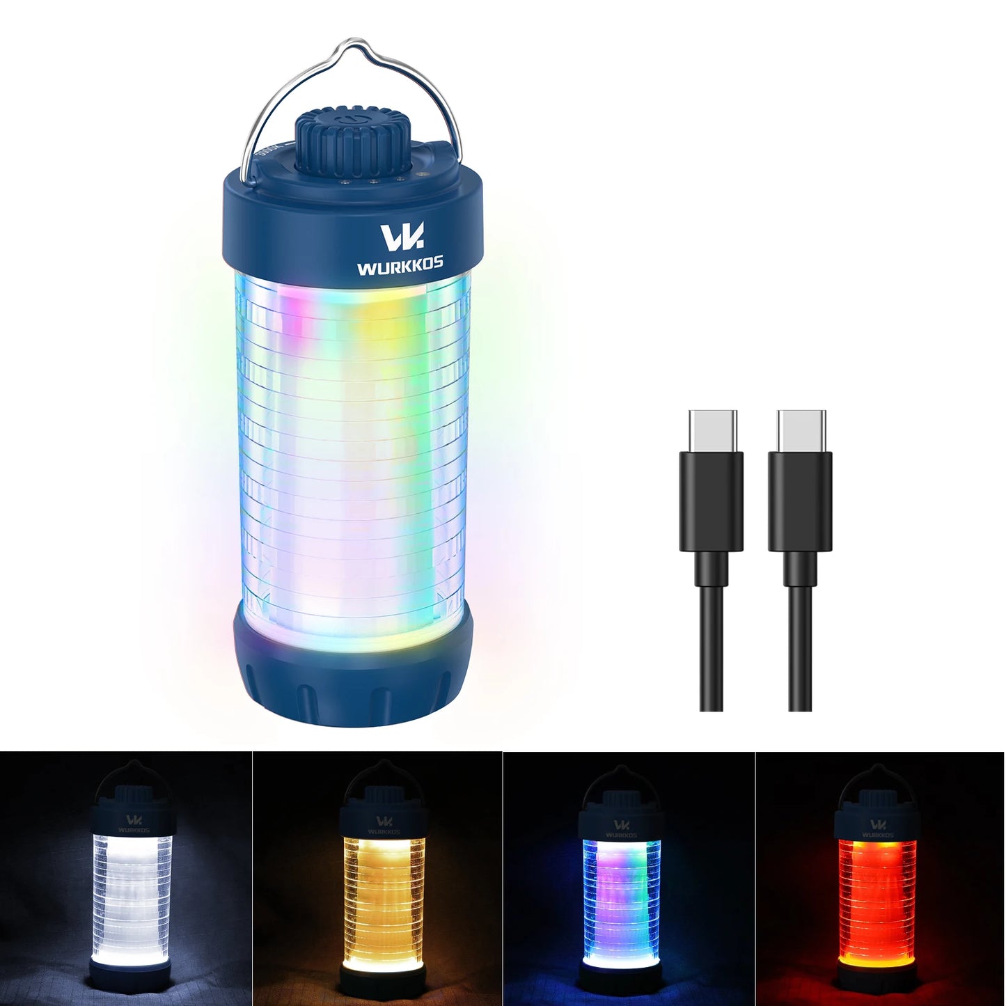 Wurkkos CL01 Rechargeable RGB LED Lantern Power Bank