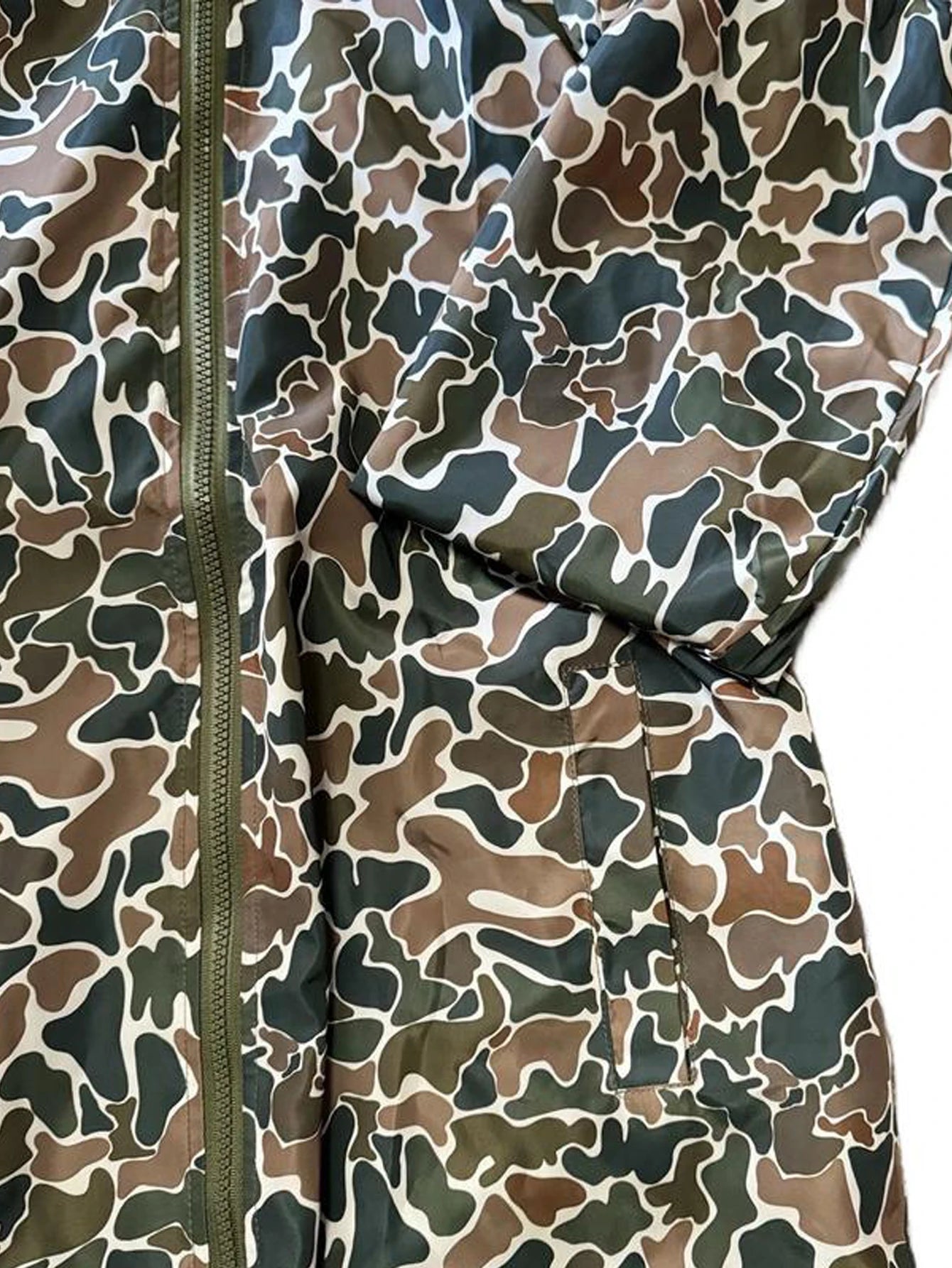 Camo Zip Up Hoodie Mens Full Zip Hooded Sweatshirt