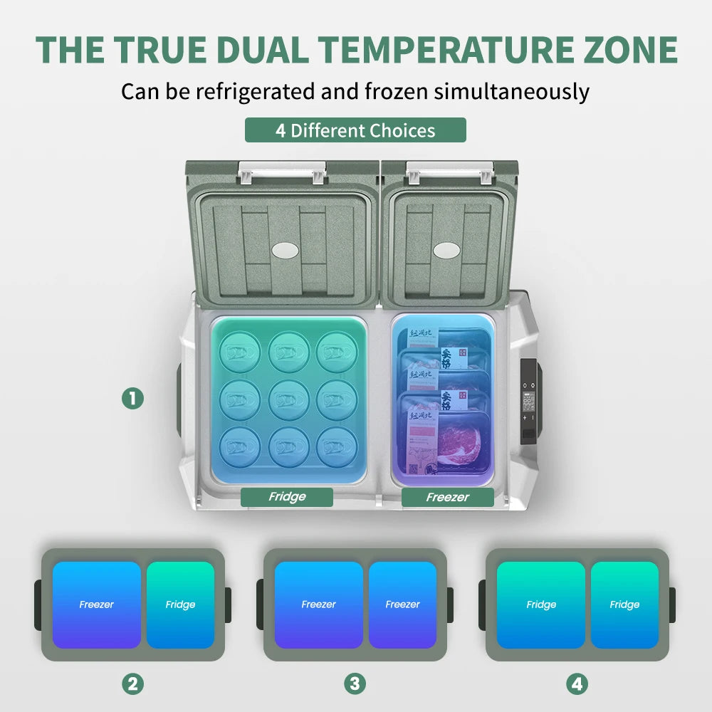 Alpicool Car Refrigerator NLS Portable Mini Fridge Freezer 12V
