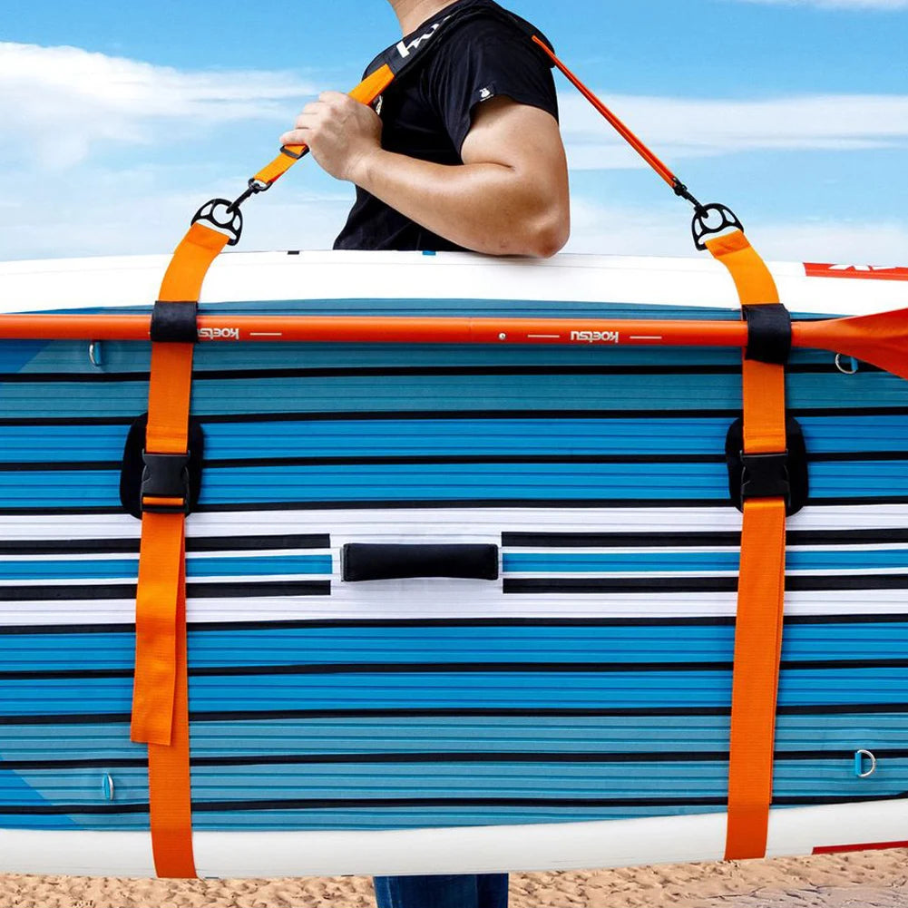 Surfboard Shoulder Belt Adjustable Surfboard Shoulder Carry Sling Stand Up Surf Paddle Board Carrier SUP Paddleboard Accessories