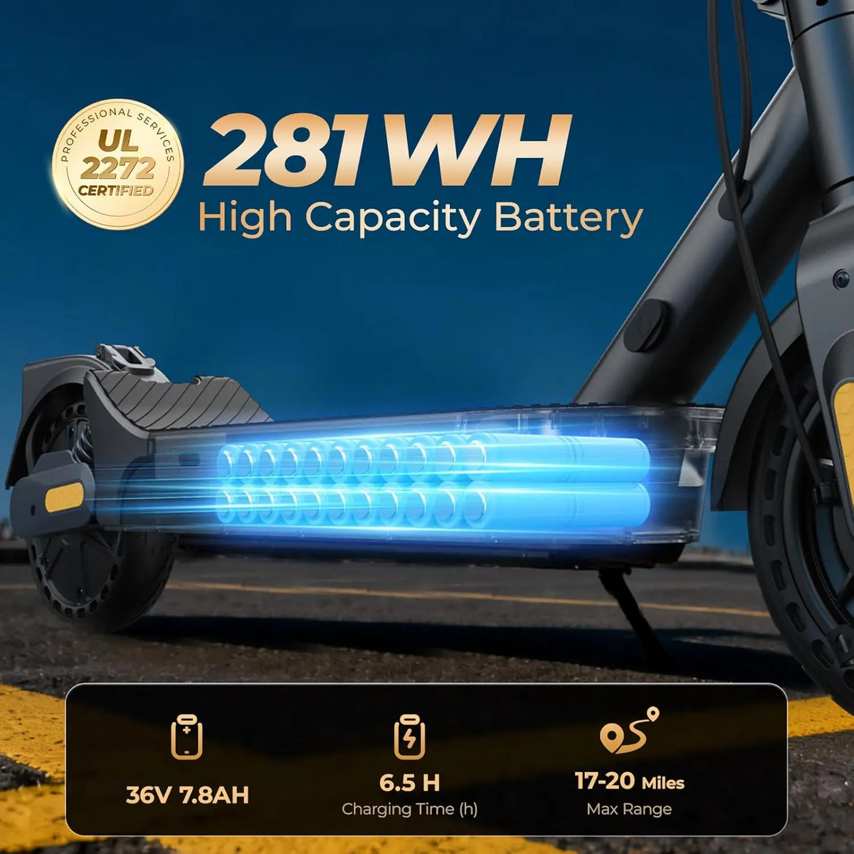 HeroPick 500W Foldable Electric Scooter For Adult Commuters