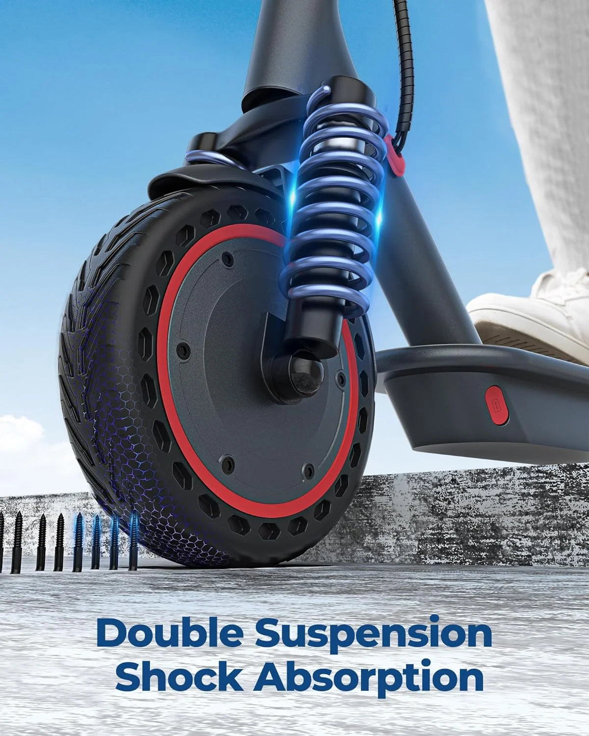 AOVOPRO AP07 Electric Scooter 19MPH App Control Foldable Long Range