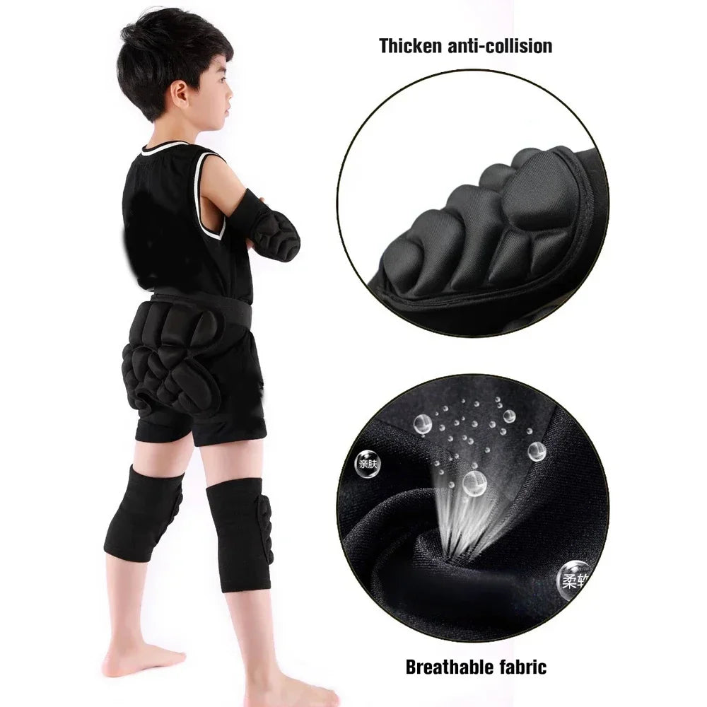 WRESTTOP Kids Knee Pads And Elbow Compression Sleeves Protective Gear