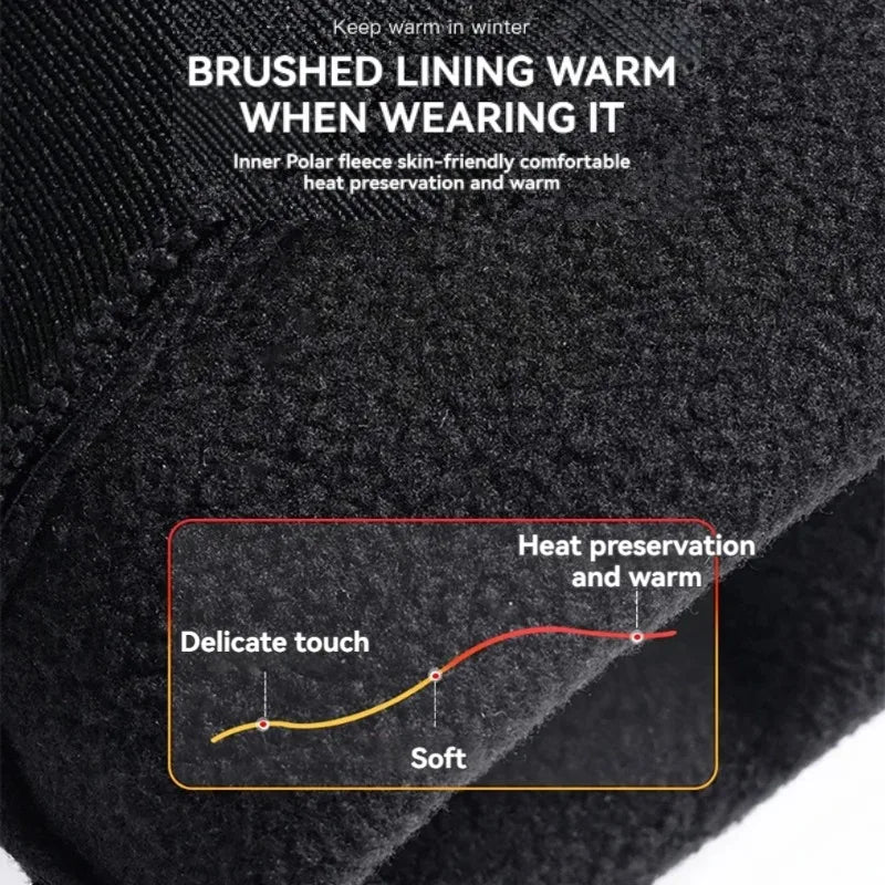 NONECN Winter Warm Gloves Touchscreen Windproof Waterproof for Men Women