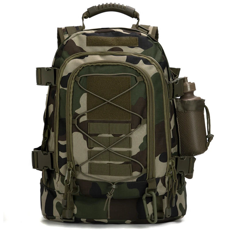 LQARMY Military Tactical Backpack for Outdoor Hiking and Camping